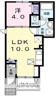 ロータスⅡ【1階】の間取り