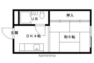 紫野ハイツ【410号室】の間取り