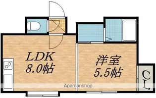 ダイユウハイツ【104号室】の間取り
