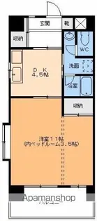 パークハイツ千舟【5階】の間取り