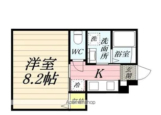 ヴィラウィーブ【1階】の間取り