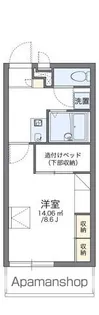 レオパレスメイプルヒルズ【2階】の間取り