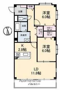 バウライフ【1階】の間取り