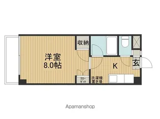 FLATS MARUICHI【106号室】の間取り