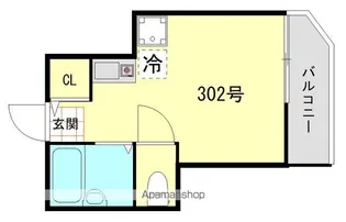 ネオス葛西【3階】の間取り