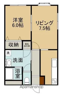 カーサフィオーレ【105号室】の間取り
