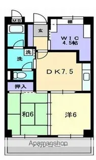 ノースポイントハイツ【5階】の間取り