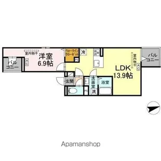 セレスティア祖師谷【2階】の間取り