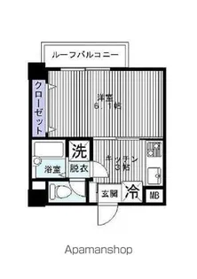 エムメイト綱町【3階】の間取り