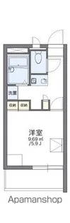 レオパレスサンフローラⅡ【3階】の間取り