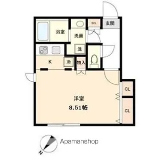 BRANCHE覚王山【3階】の間取り