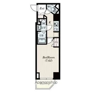 SーRESIDENCE名駅【4013号室】の間取り