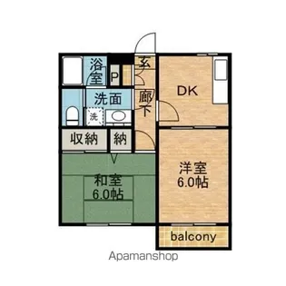 ライフピア神栖3【2階】の間取り