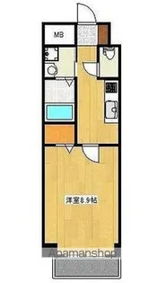 クロノス36薬園町【10階】の間取り