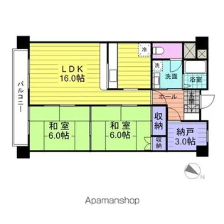 PROSPER−1−OIZUMI【303号室】の間取り