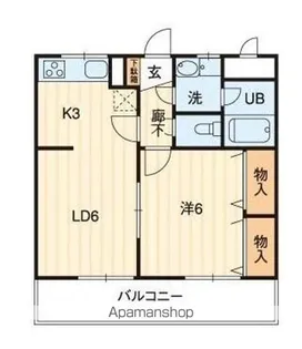コンフォルト桜町【203号室】の間取り