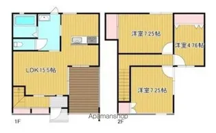 静岡県浜松市中央区上島7丁目【テラスハウス】の間取り