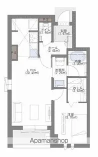 シャーメゾン凪 西新【302号室】の間取り