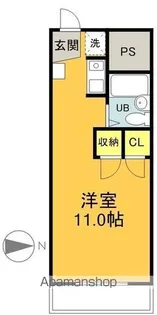 レジデンスTL・西荘【602号室】の間取り