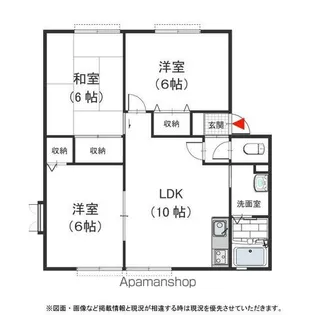 ピーチコート重松【202号室号室】の間取り