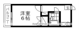 サンハイツ(弁天)【1階】の間取り