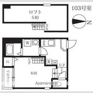 ハーモニーテラス東水切町【1階】の間取り