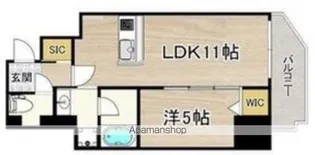 フェルザ福島【2階】の間取り