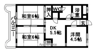 春日井不動産ビル3号【3階】の間取り