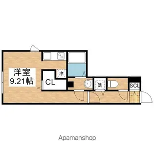 BRANCHE吹上【301号室】の間取り