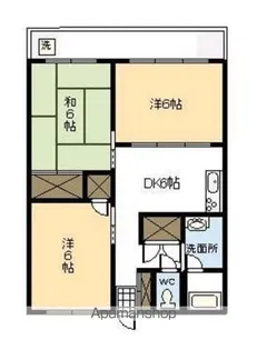 第一重永マンション【4階】の間取り