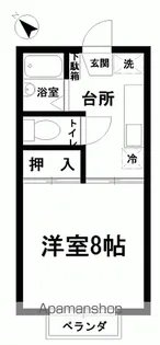 フリーダムヒル【B105号室】の間取り