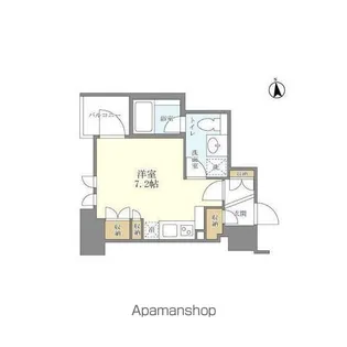 シティハウス東京新橋【2階】の間取り