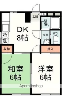 アベニール春日町【101号室】の間取り