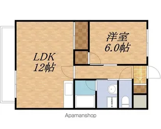ソフィアケートヨコカワ【103号室】の間取り