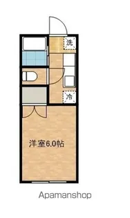 コーポマリーン【207号室】の間取り