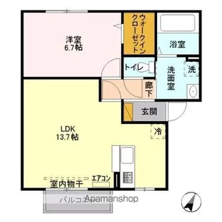 メゾン・ド・リラ B【2階】の間取り