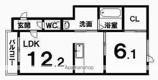 GRAND OAKⅡ【1階】の間取り