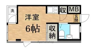 Jフラッツ【205号室】の間取り