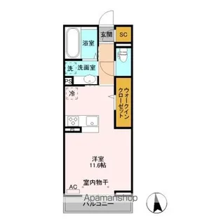 SOARE(ソアレ)【3階】の間取り