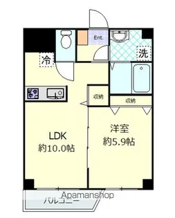 エステ浅草壱番館【4階】の間取り