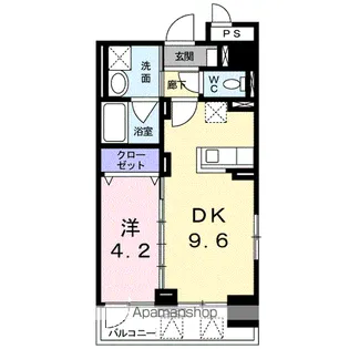 ステージ グラシア【6階】の間取り