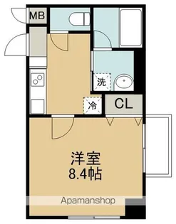 メルベイユ台原【3階】の間取り