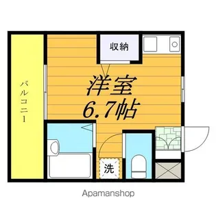 パラッツォ・シンパティコ【5階】の間取り