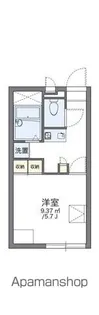 1Kの間取り画像