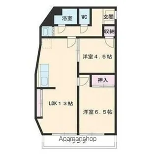 レジデンスヒルズ向台【2階】の間取り