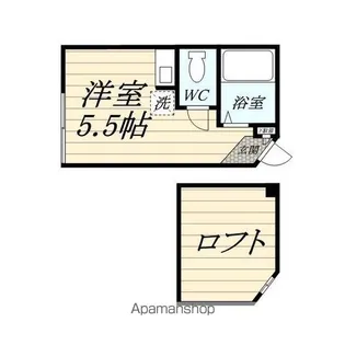 ユナイト鶴見メルキュール・オペラ【2階】の間取り