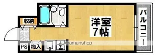 ベース1浜寺【4階】の間取り