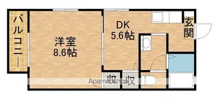 ヴィラノーツA【2階】の間取り
