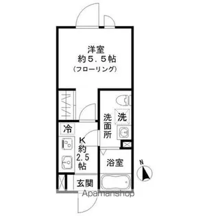 STRIPES 豪徳寺【1階】の間取り