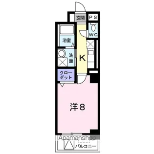 フェリーチェプレッソ北目町【3階】の間取り